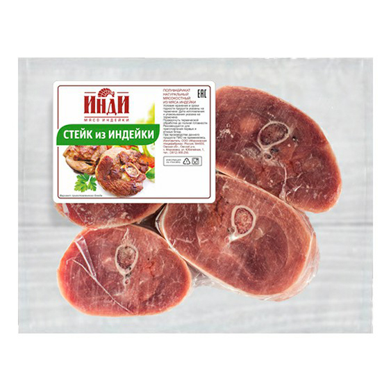 

Голень индейки на кости Инди Стейк замороженная