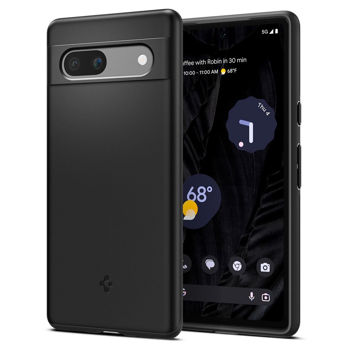 

Чехол Spigen для Pixel 7a - Thin Fit - Черный - ACS05814, Thin Fit