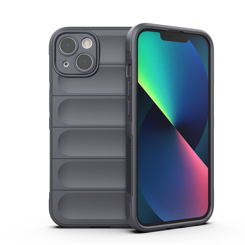 

Чехол Flexible Case для iPhone 13 серый