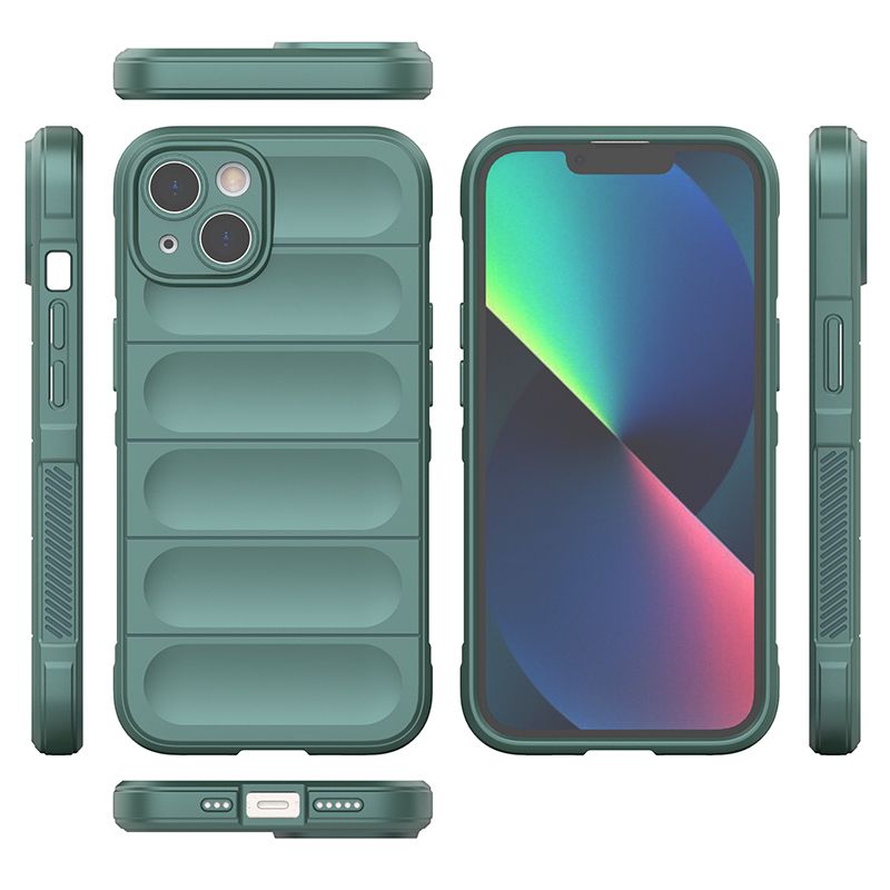 

Чехол Flexible Case для iPhone 13 зеленый