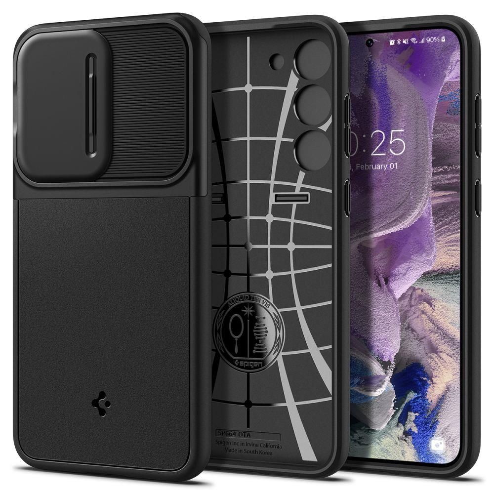 

Чехол Spigen для Galaxy S23 - Optik Armor - Черный - ACS05733, Optik Armor