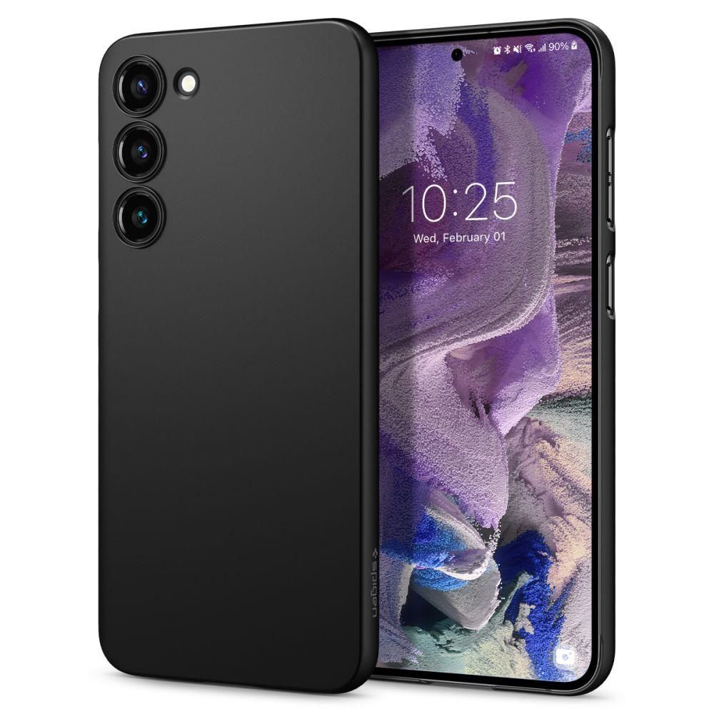 

Чехол Spigen для Galaxy S23 - AirSkin - Черный - ACS05730, AirSkin