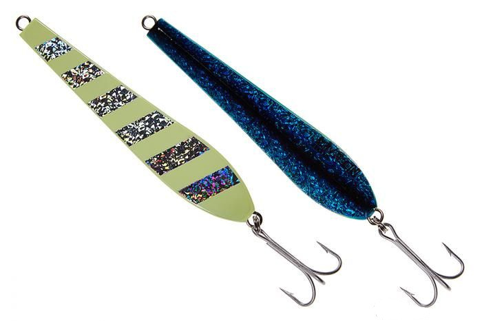

Пилькер Asari Norwegian 300гр #02 Silver Blue (Lumo Zebra), Серебристый;синий