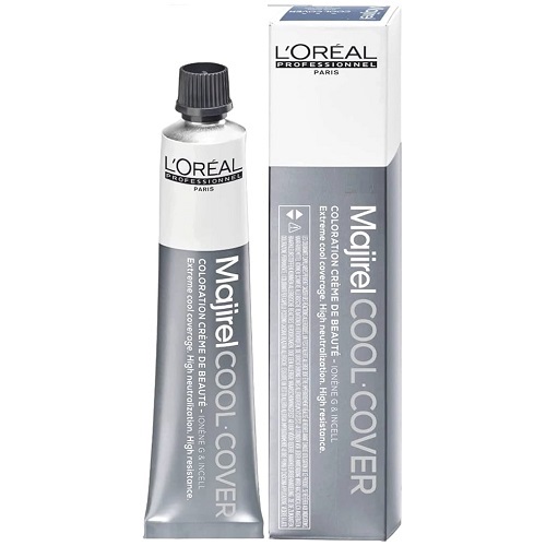 Краска для волос L'Oreal Majirel Cool Cover, Краска 100% покрытие седых волос, 7