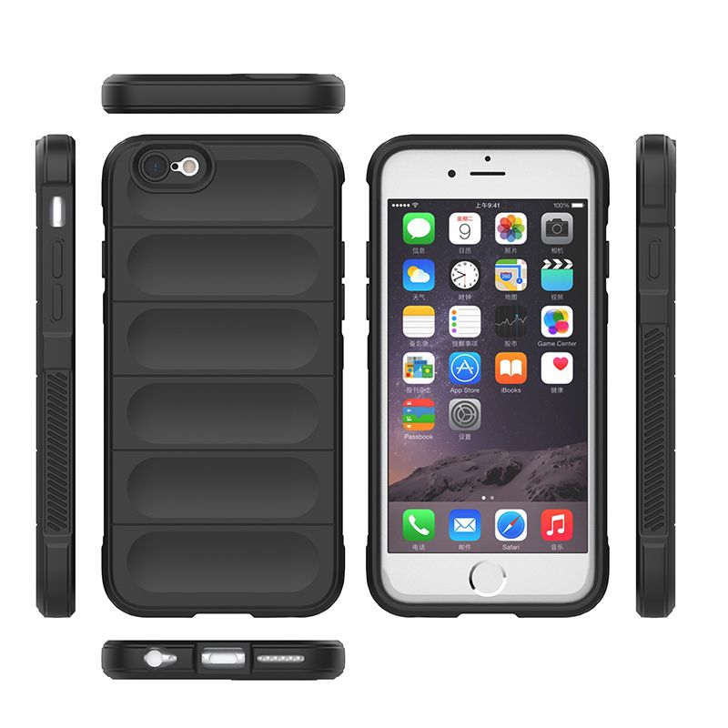 фото Чехол flexible case для iphone 6 , 6s черный black panther