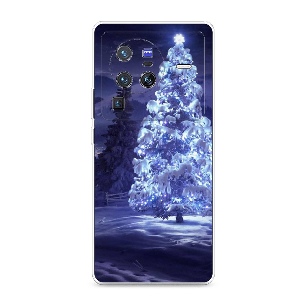 

Чехол на Vivo X80 Pro "Зима 4", Синий;черный;белый, 266650-2