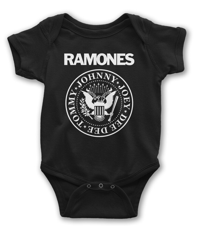 Боди детское WILD CHILD Ramones / Рамоунз118 Цв. черный р. 74,  - купить со скидкой