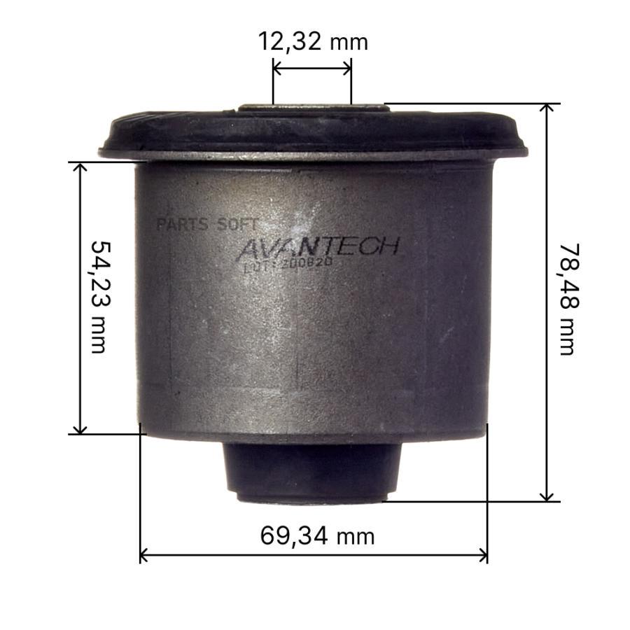 

Сайлентблок Подвески Avantech(Кратность 1 Шт) 55160-1r000 AVANTECH арт. ASB1035