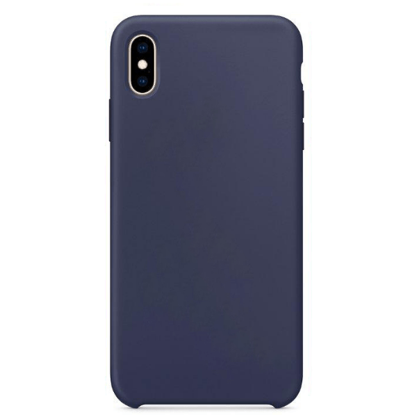 фото Чехол для iphone xs max silicon case midnight blue (c logo) nobrand