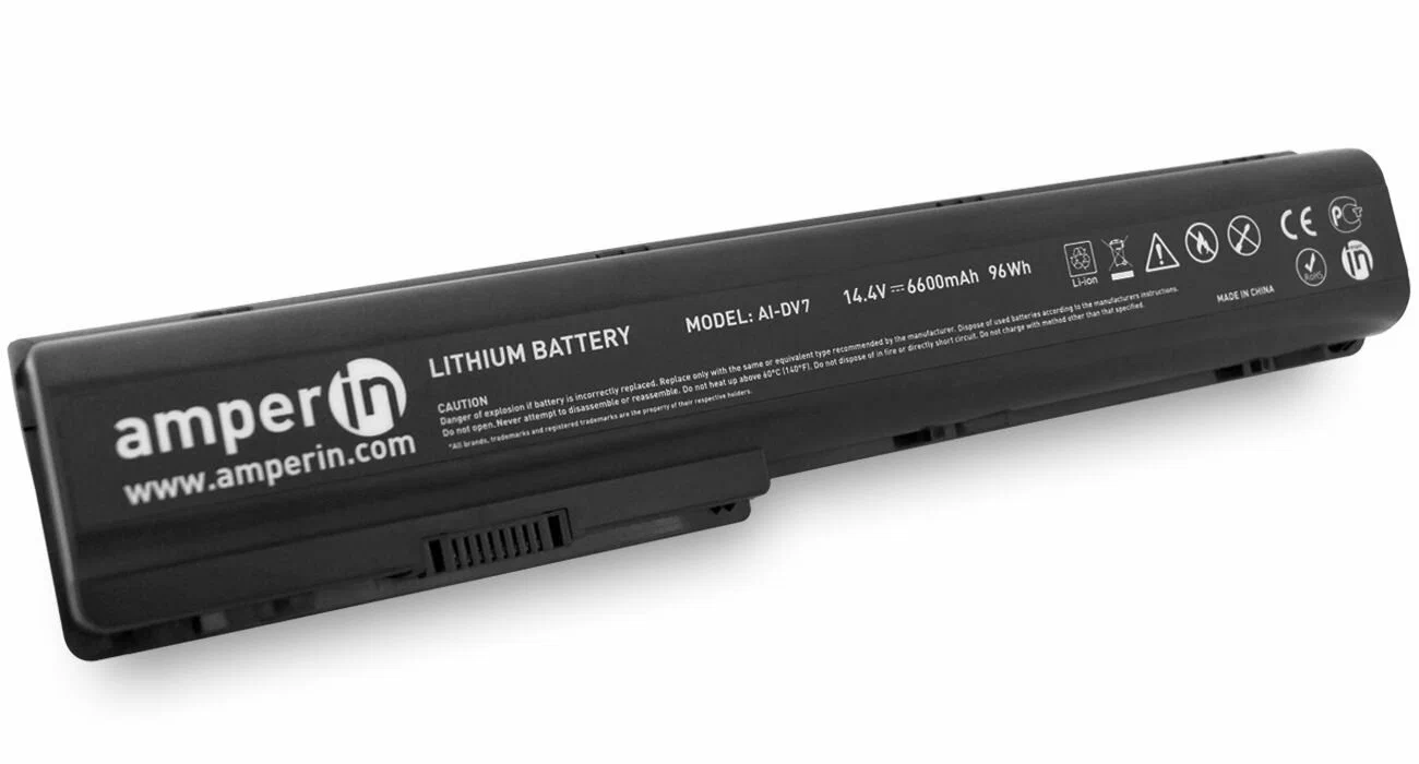 

Аккумулятор для ноутбука Amperin AI-DV7 6600 мАч 14,4В (100113120V), AI-DV7