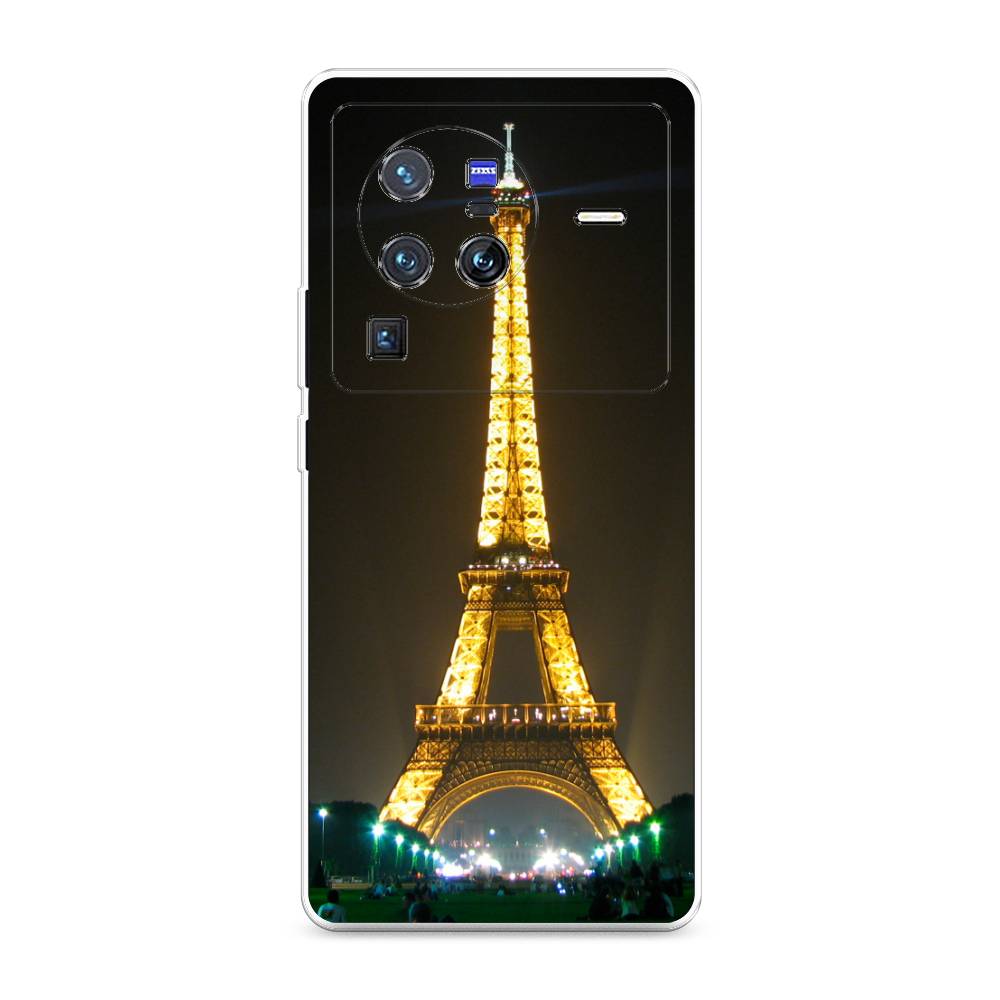 

Чехол на Vivo X80 Pro "Париж 2", Желтый;серый, 266650-2