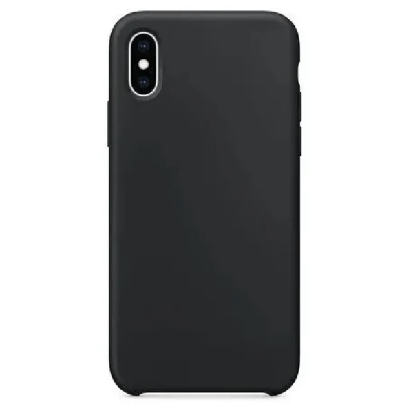 фото Чехол для iphone xs max silicon case black (c logo) nobrand