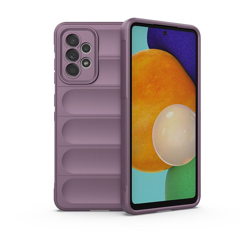 

Чехол Flexible Case для Samsung Galaxy A73 сиреневый, Фиолетовый