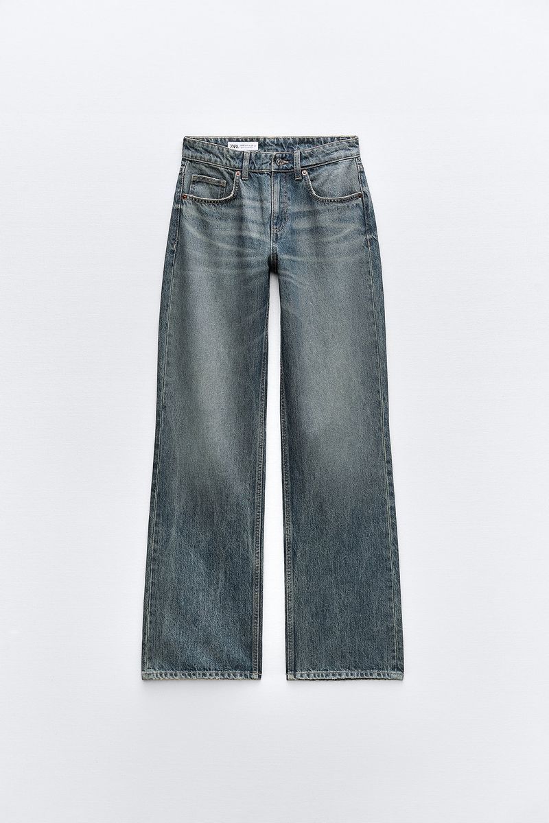 

Джинсы женские ZARA 02569030 голубые 32/25, Голубой, 02569030