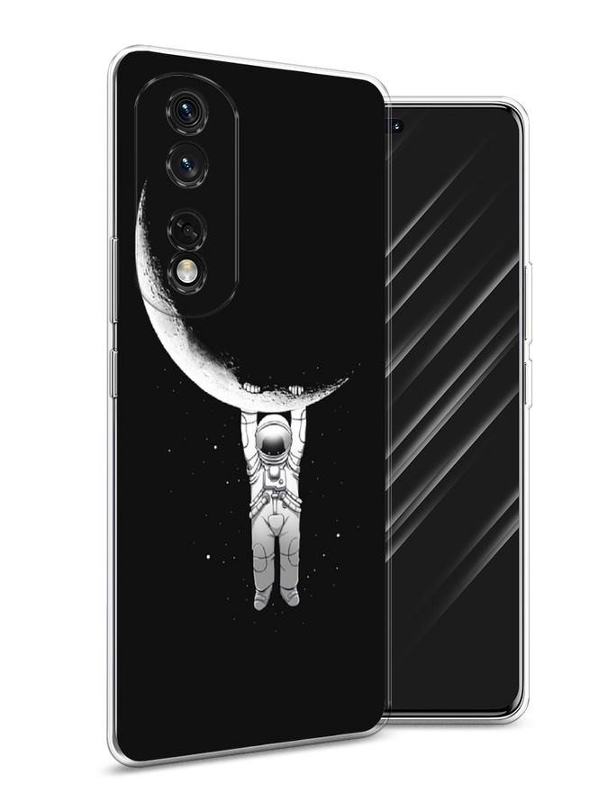 

Чехол Awog на Honor 80 Pro "Космонавт", Белый;черный, 6120450-4