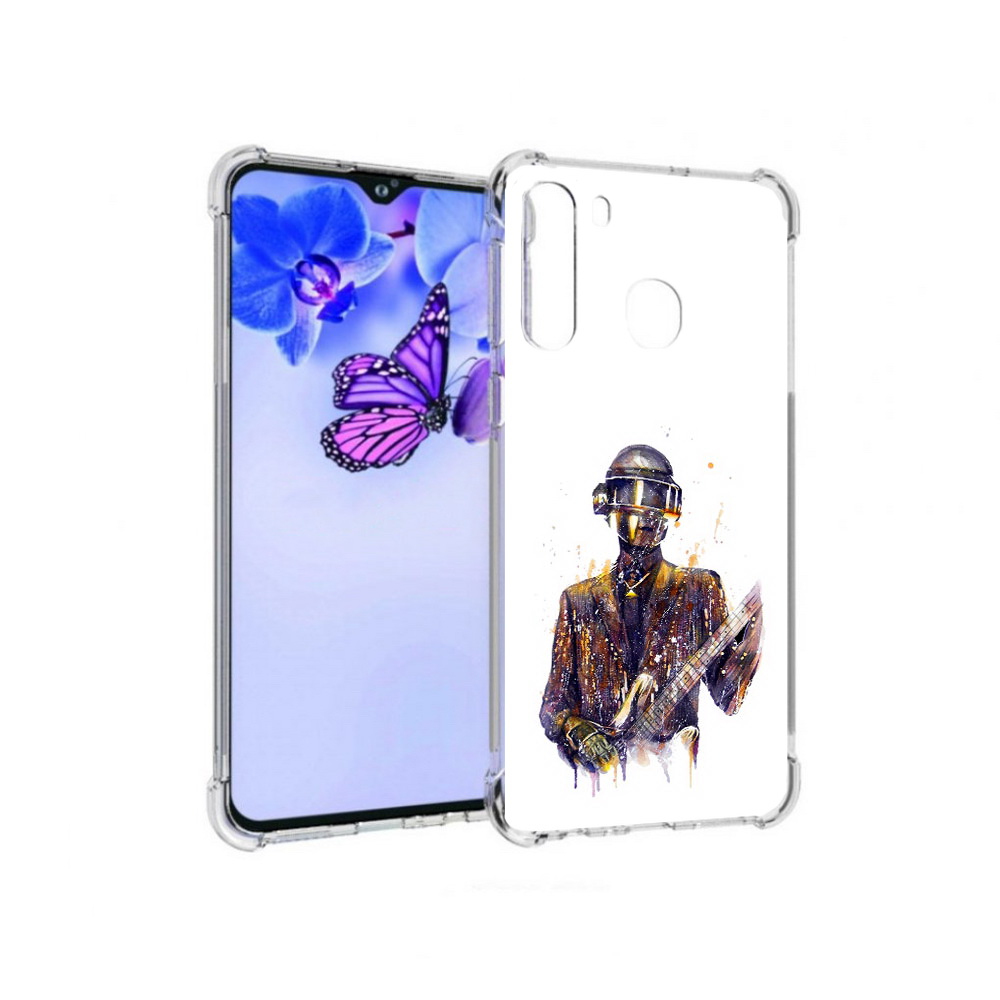 

Чехол MyPads Tocco для Samsung Galaxy A21 космо-гитарист (PT226904.547.392), Прозрачный, Tocco