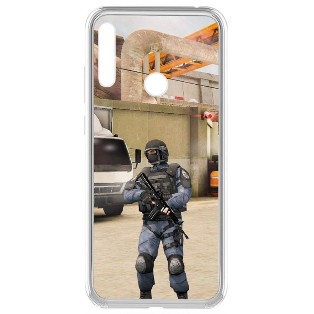 

Чехол-накладка Krutoff Standoff 2 - GIGN для Huawei Y6 (2019)