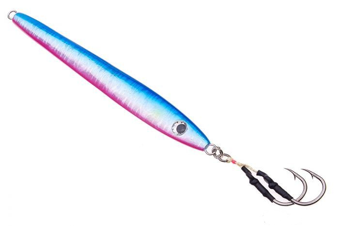 

Пилькер Asari Battle 210гр #01 Silver Blue with red Belly, Серебристый;синий;красный