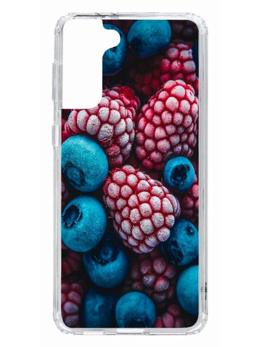 фото Чехол на samsung galaxy s21 plus kruche print fresh berries кruче