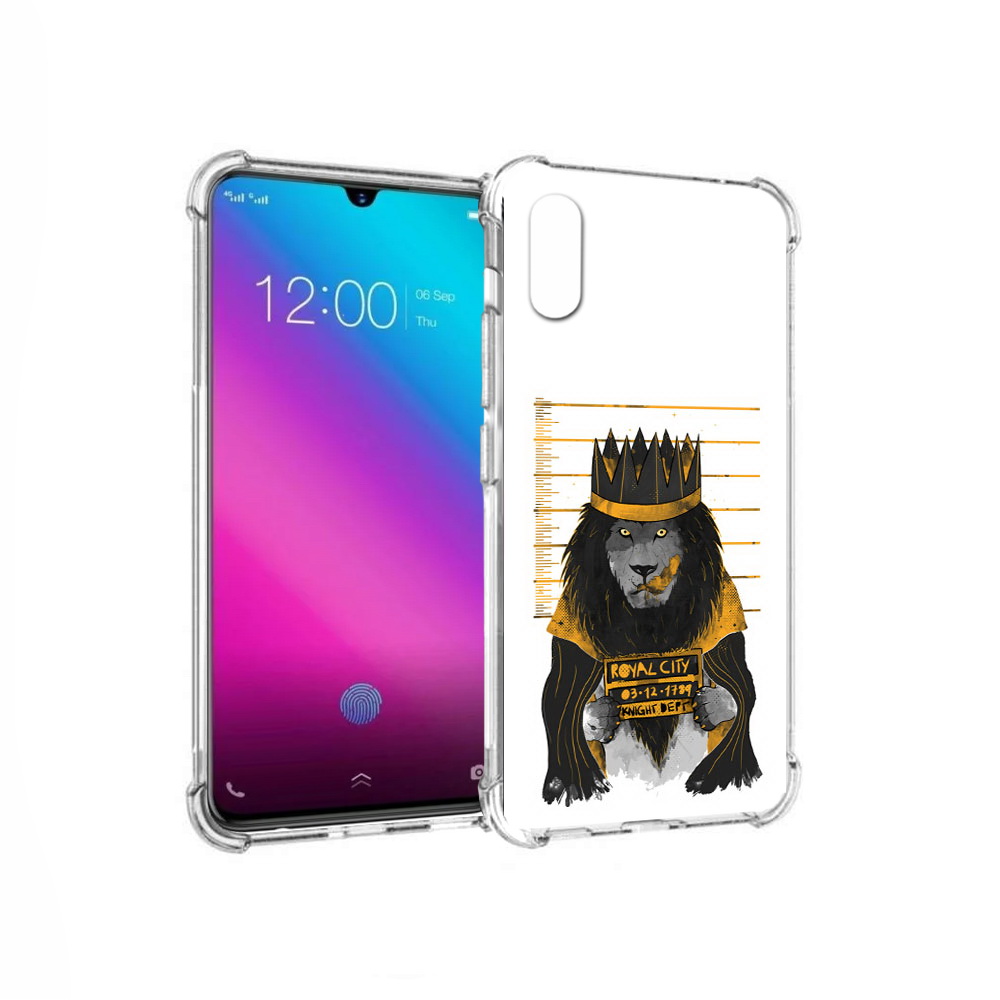 

Чехол MyPads Tocco для Vivo V11 лев в законе (PT117900.427.435), Прозрачный, Tocco