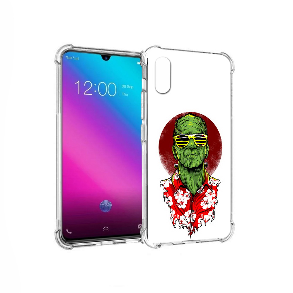 

Чехол MyPads Tocco для Vivo V11 крутой зеленый мужчина в очках (PT117900.427.424), Прозрачный, Tocco