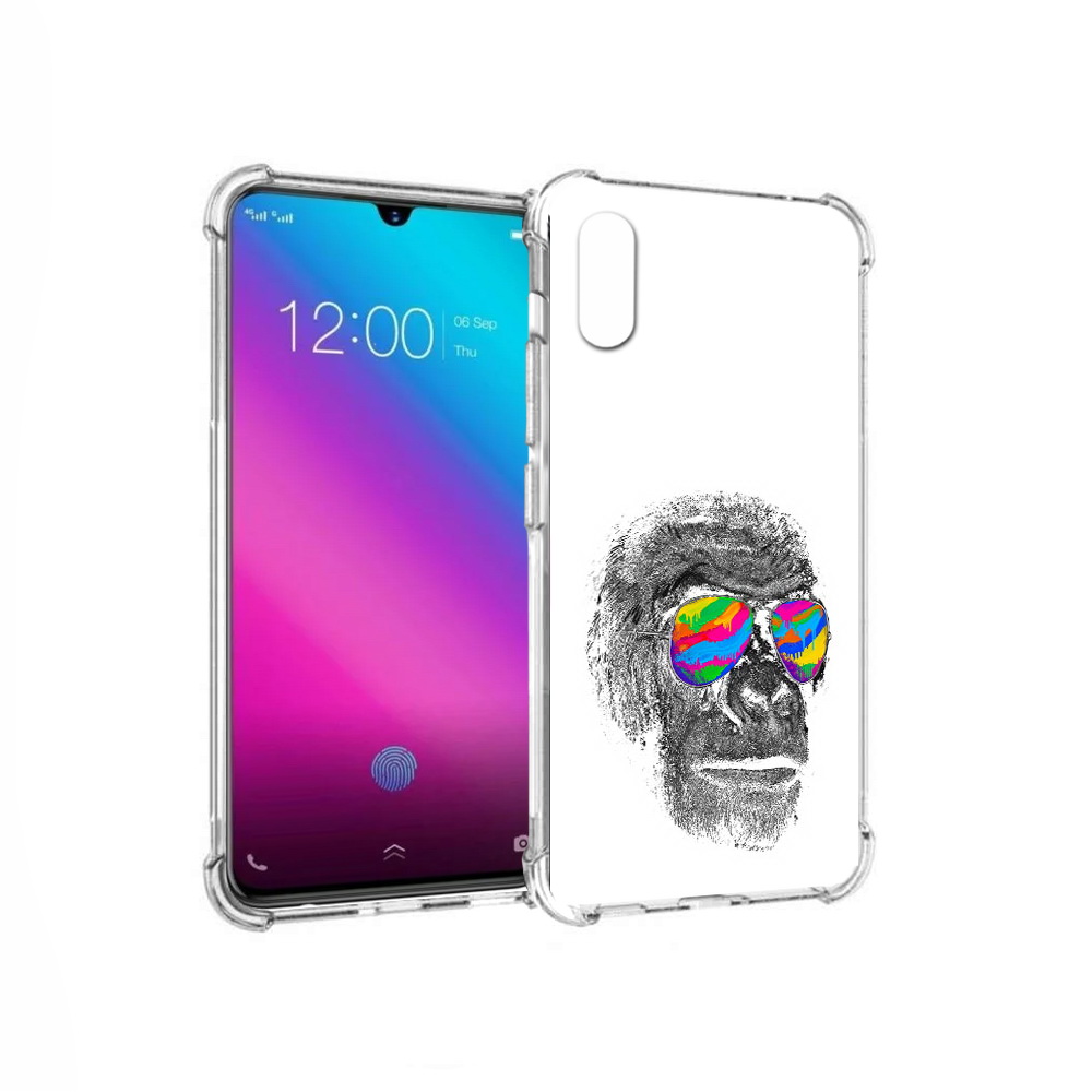 

Чехол MyPads Tocco для Vivo V11 крутая обезьяна в очках (PT117900.427.422), Прозрачный, Tocco