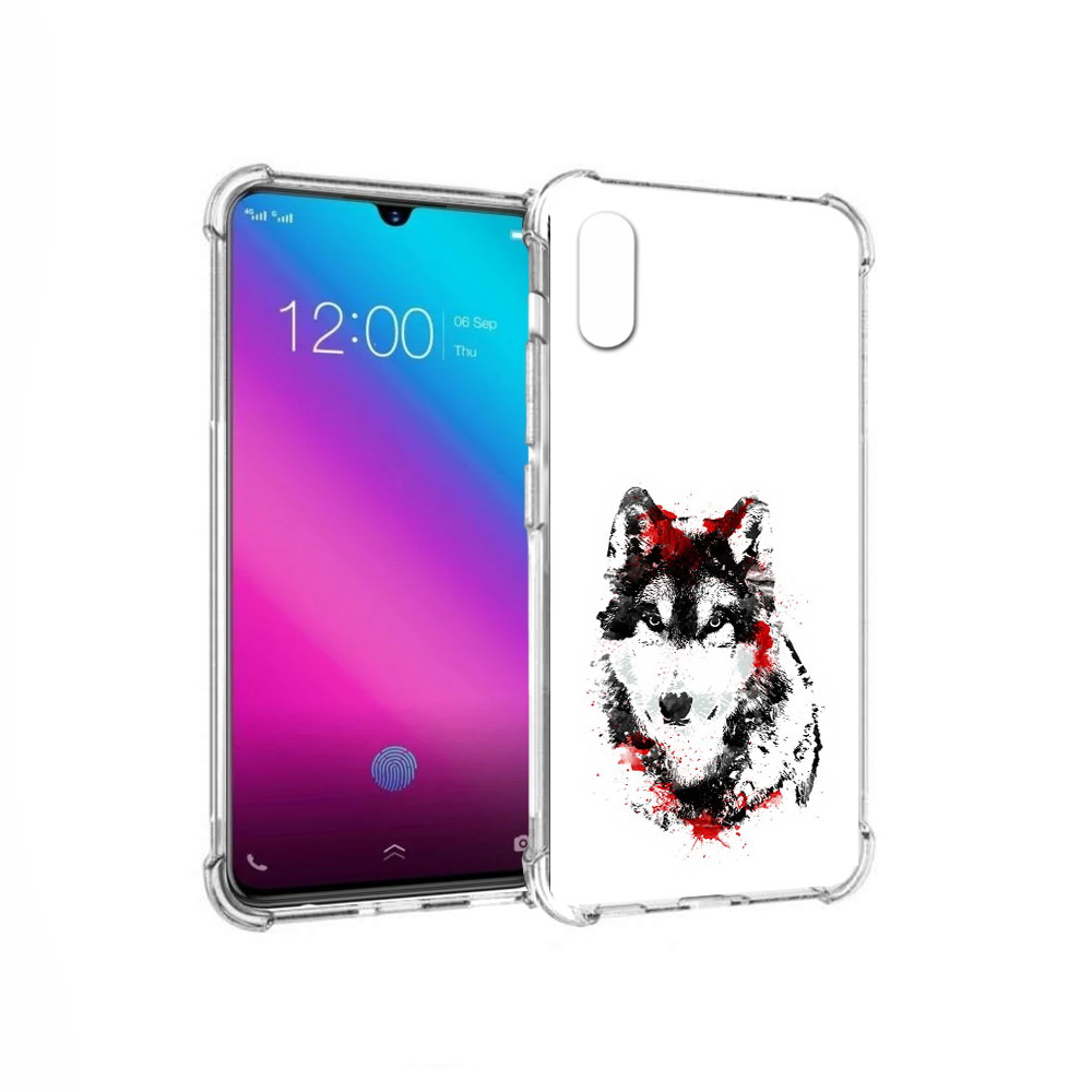 

Чехол MyPads Tocco для Vivo V11 кровавый волк (PT117900.427.416), Прозрачный, Tocco