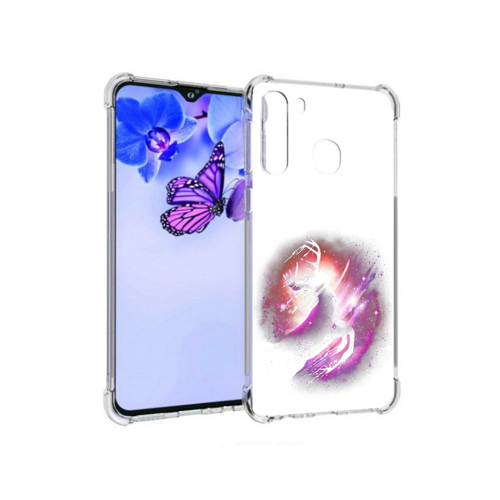 Чехол MyPads Tocco для Samsung Galaxy A21 звездный олень (PT226904.547.354)