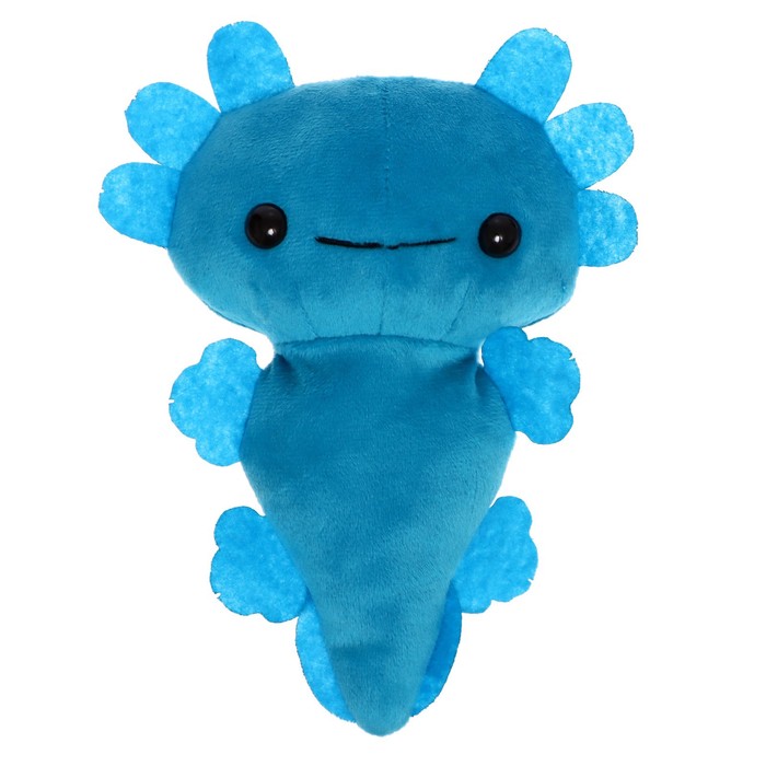 фото Мягкая игрушка «аксолотль», цвет голубой, 20 см прима тойс