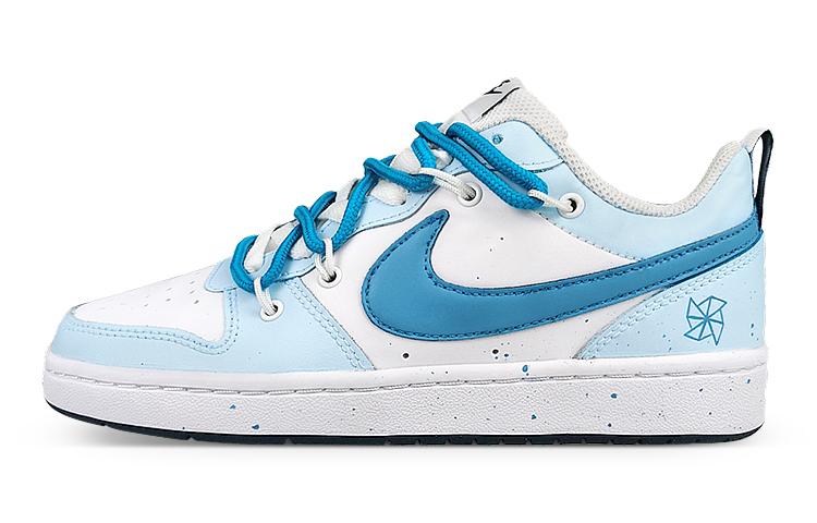

Кеды унисекс Nike Court Borough Low2 GS белые 37.5 EU, Белый, Court Borough Low2 GS