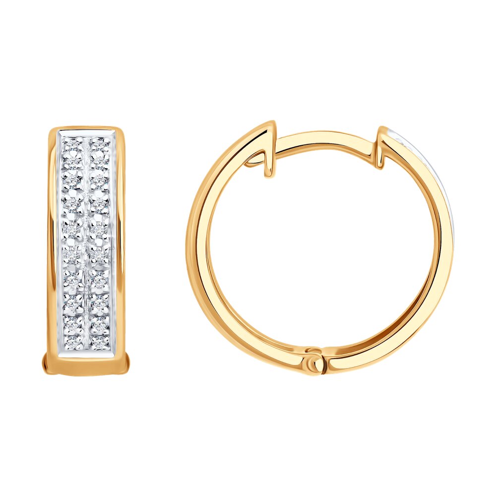 

Серьги конго из золота Diamant 51-220-02929-1, бриллиант, 51-220-02929-1
