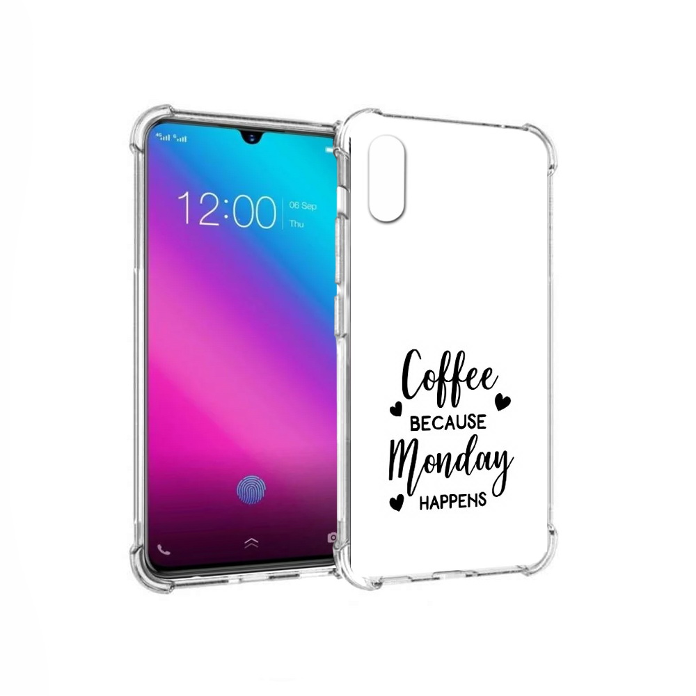 

Чехол MyPads Tocco для Vivo V11 кофе и понедельник стал счастливым (PT117900.427.402), Прозрачный, Tocco