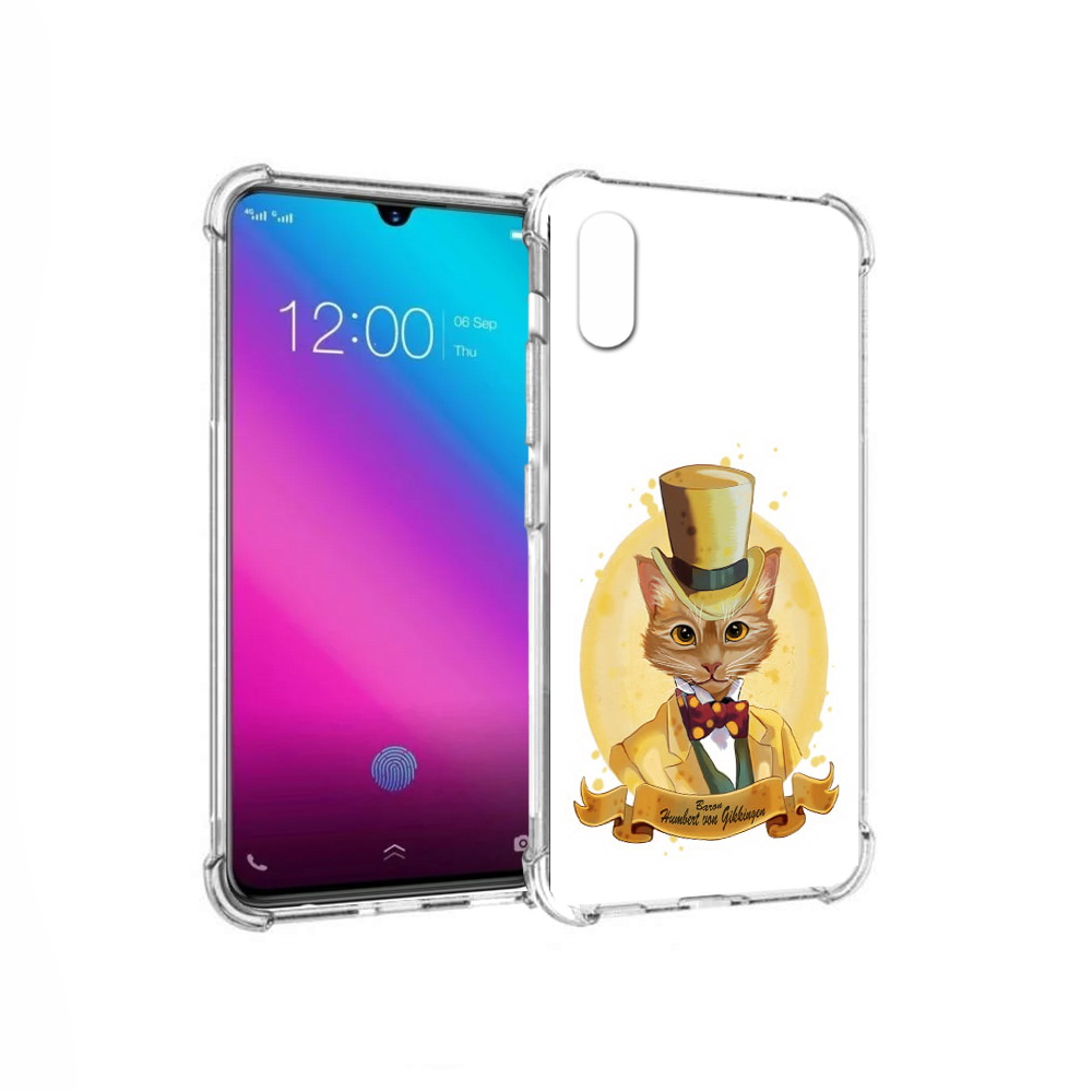 

Чехол MyPads Tocco для Vivo V11 кот юрист (PT117900.427.401), Прозрачный, Tocco