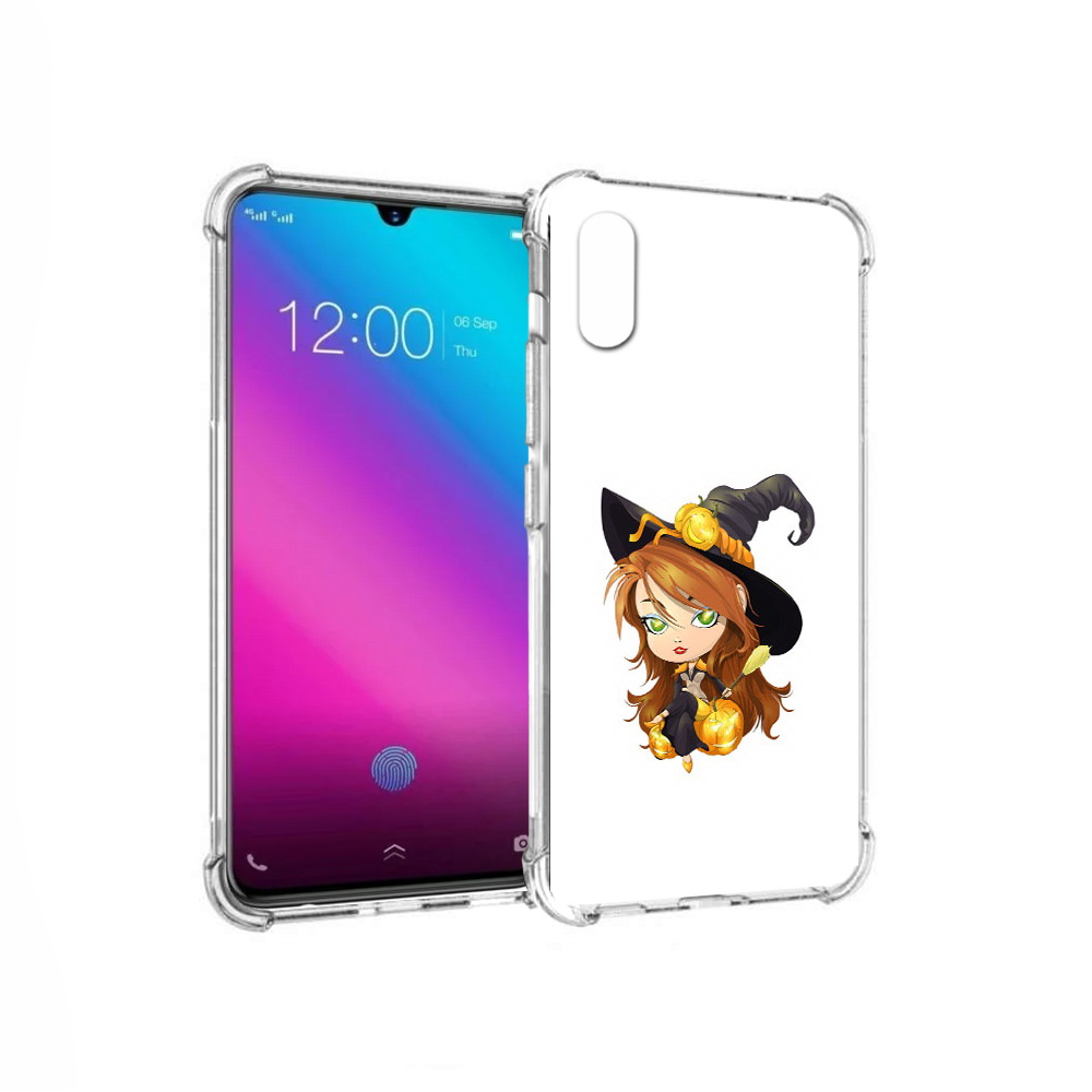 

Чехол MyPads Tocco для Vivo V11 Ведьмочка (PT117900.427.40), Прозрачный, Tocco