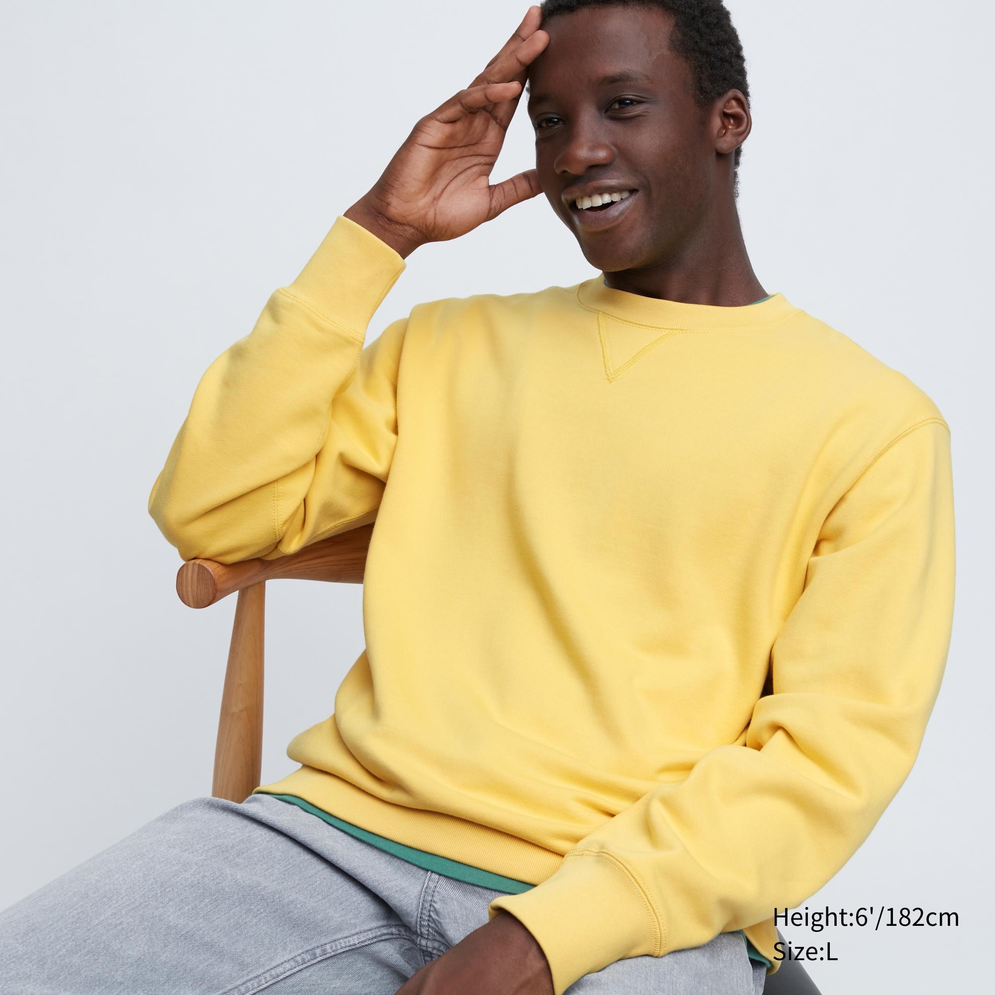 

Свитшот мужской UNIQLO 455394COL43 желтый S (доставка из-за рубежа), 455394COL43