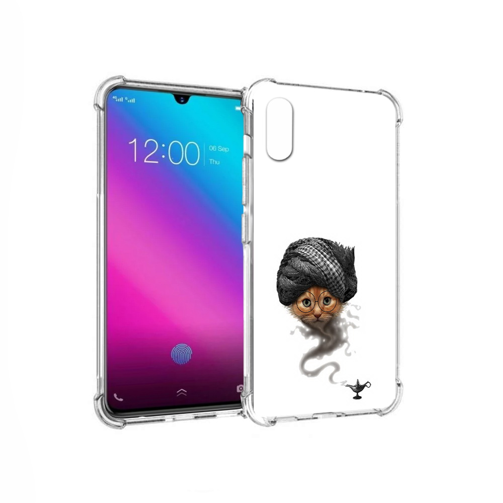 

Чехол MyPads Tocco для Vivo V11 кот джин (PT117900.427.398), Прозрачный, Tocco