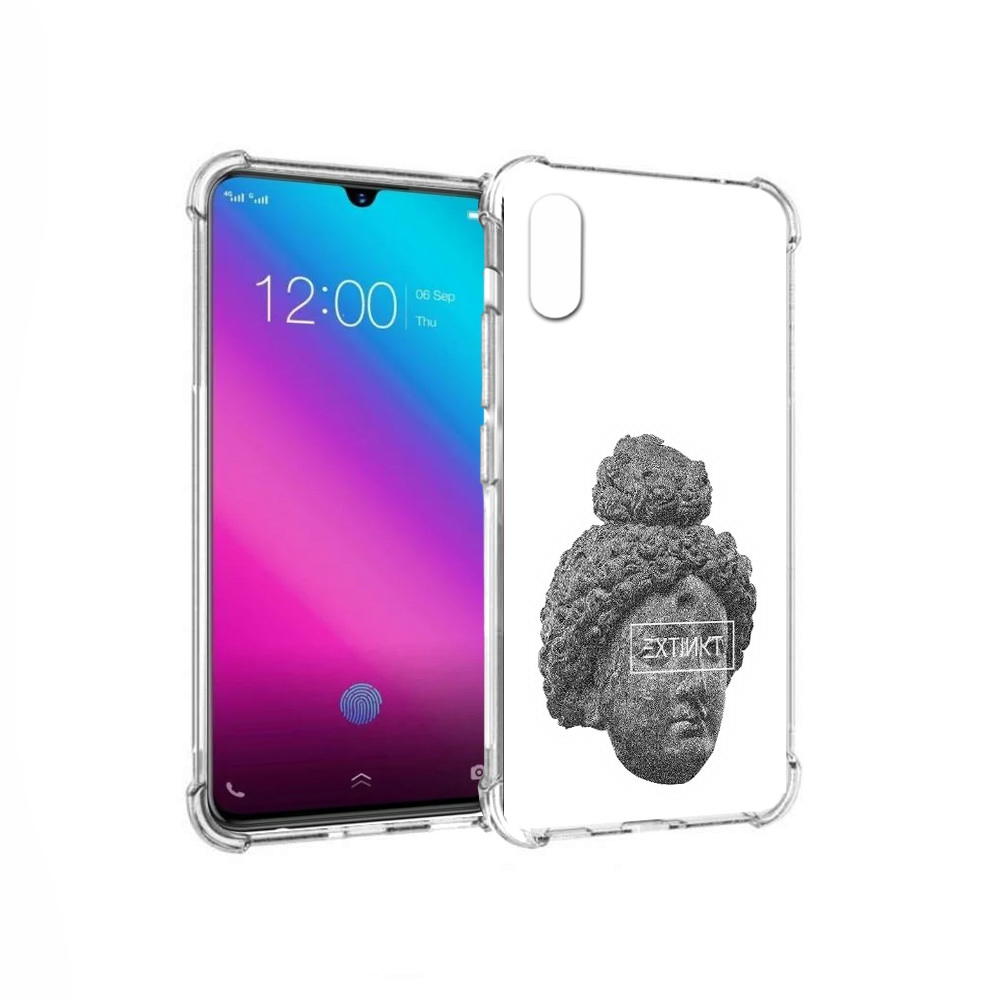 

Чехол MyPads Tocco для Vivo V11 каменное лицо девушки (PT117900.427.383), Прозрачный, Tocco