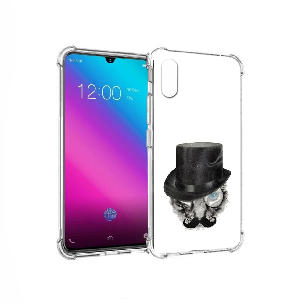 

Чехол MyPads Tocco для Vivo V11 интелегентный кот (PT117900.427.378), Прозрачный, Tocco