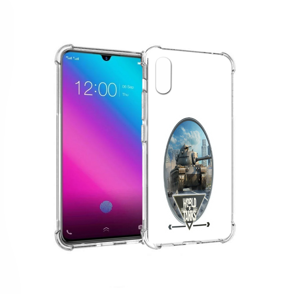 

Чехол MyPads Tocco для Vivo V11 игра с танками (PT117900.427.375), Прозрачный, Tocco