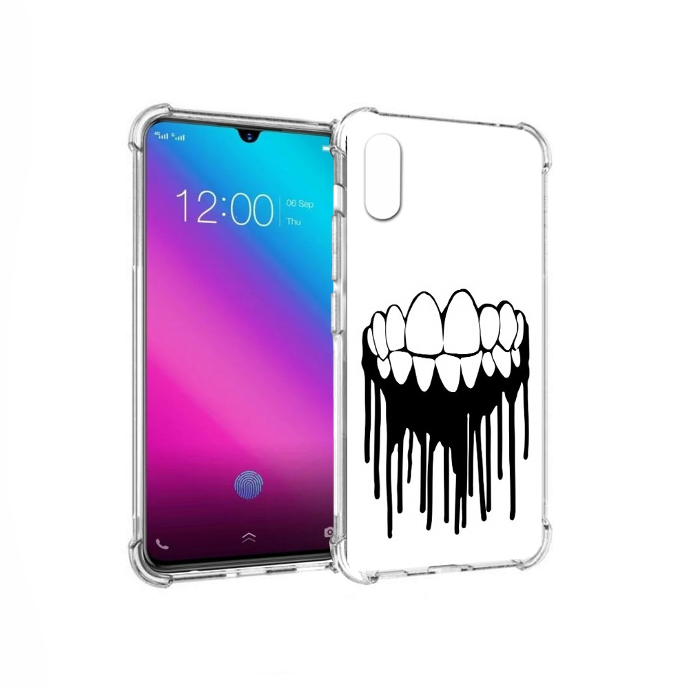 

Чехол MyPads Tocco для Vivo V11 зубы (PT117900.427.372), Прозрачный, Tocco