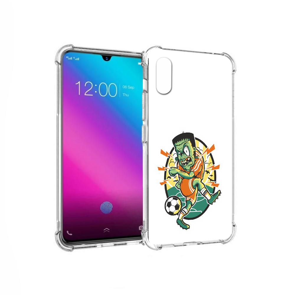 

Чехол MyPads Tocco для Vivo V11 зомби футболист (PT117900.427.368), Прозрачный, Tocco
