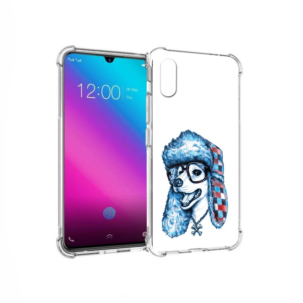 

Чехол MyPads Tocco для Vivo V11 зимний пес (PT117900.427.362), Прозрачный, Tocco