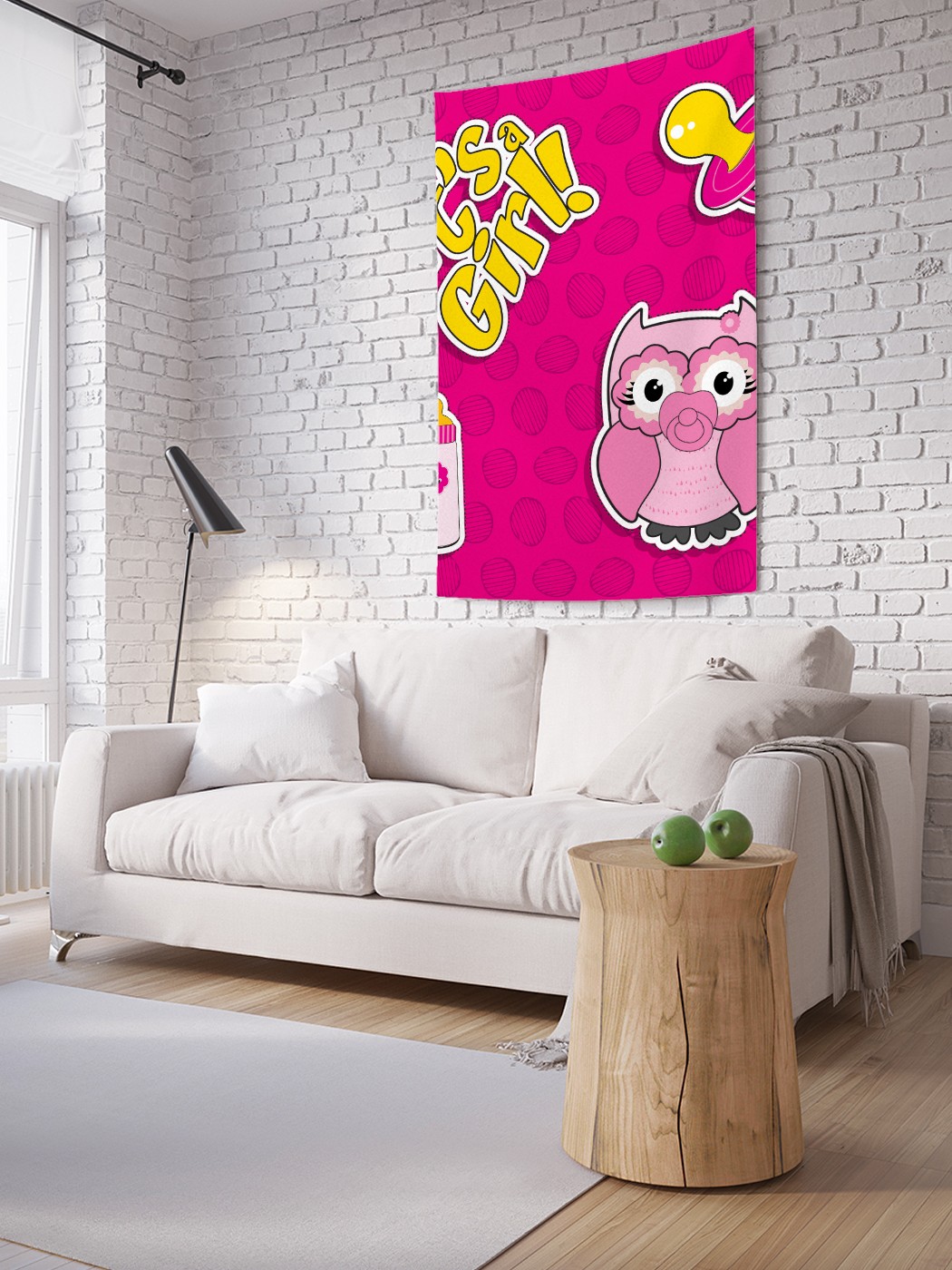 

Вертикальное фотопанно на стену JoyArty Новорожденный совенок 150x200 см, Новорожденный совенок