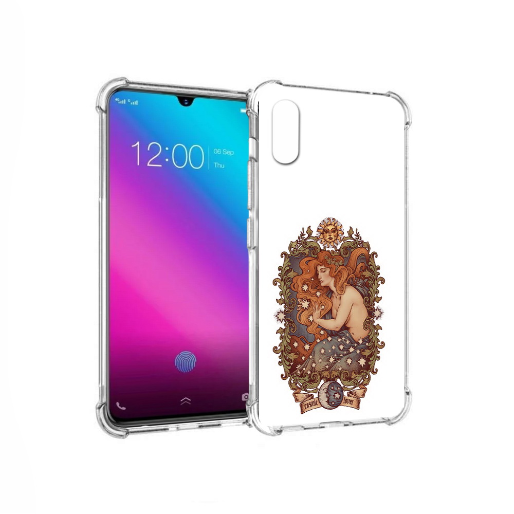 

Чехол MyPads Tocco для Vivo V11 звездная девушка абстракция (PT117900.427.351), Прозрачный, Tocco