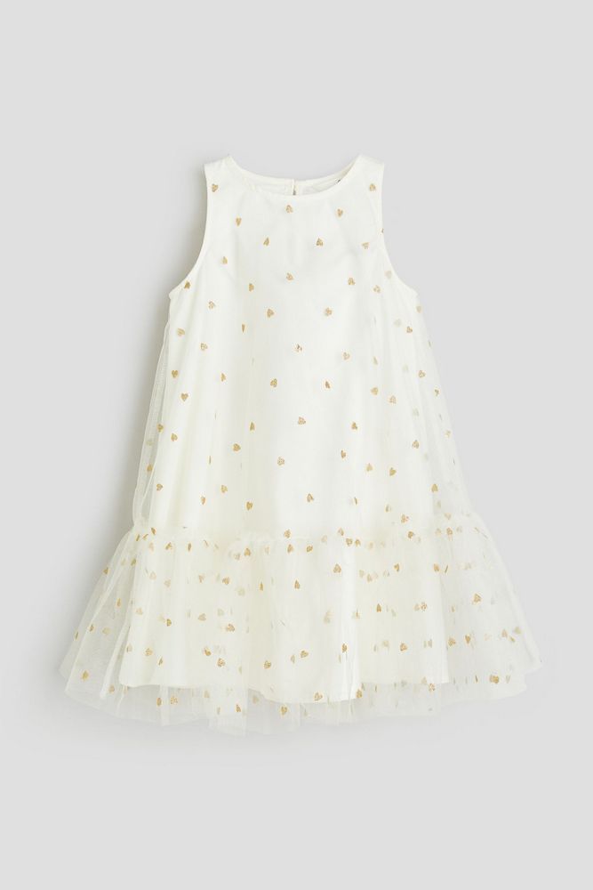 

Платье детское H&M 1224924, Белый, Сердца, 110, 1224924