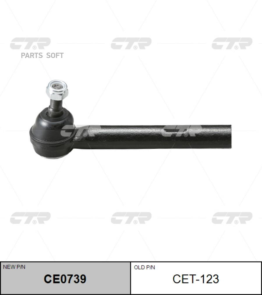 

Наконечник рулевой тяги TOYOTA: HIGHLANDER 04-07 \ LEXUS: RX330 04-06, RX400 06-07
