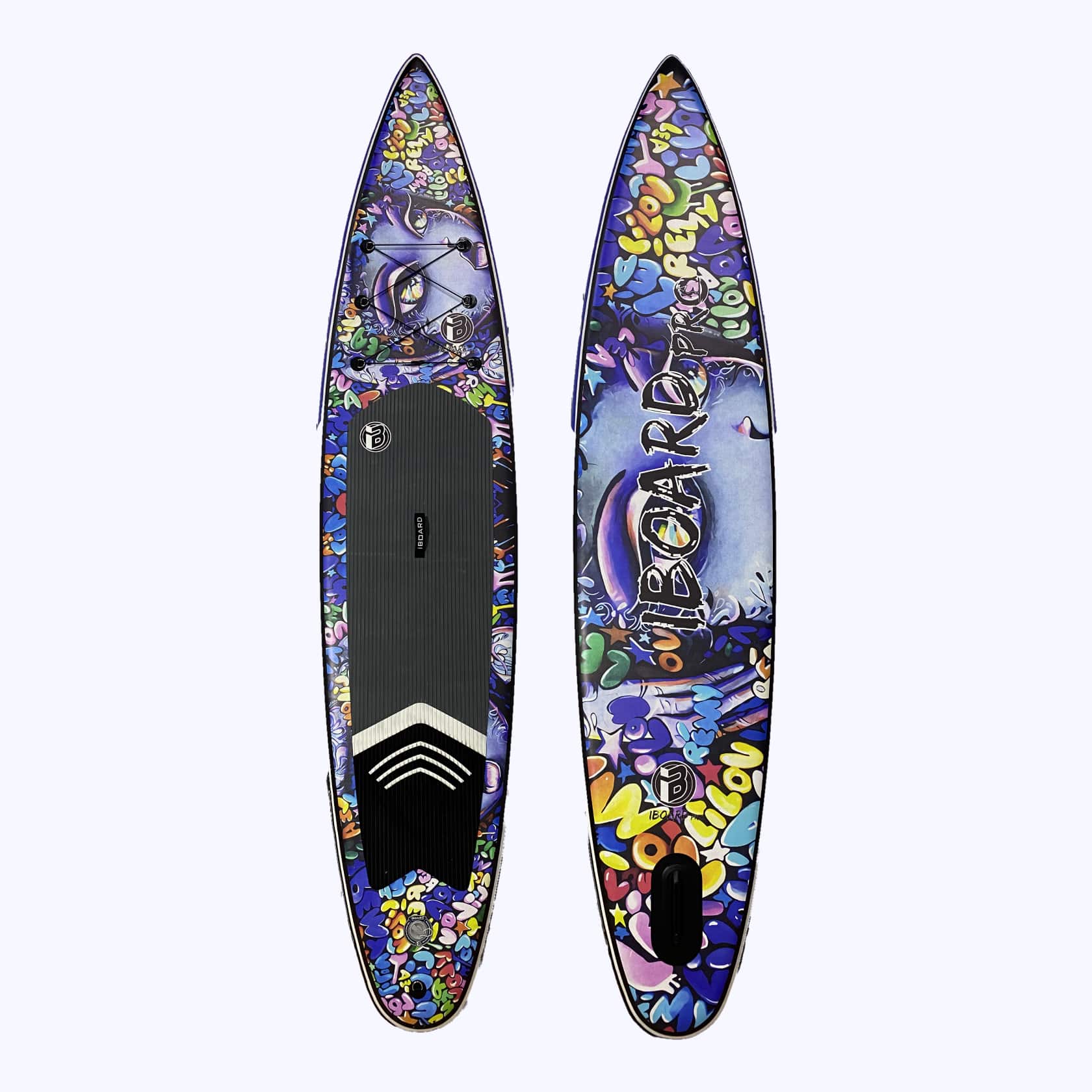 

SUP-борд Iboard Pro 384x81x15 см lotus, Синий;разноцветный, Pro