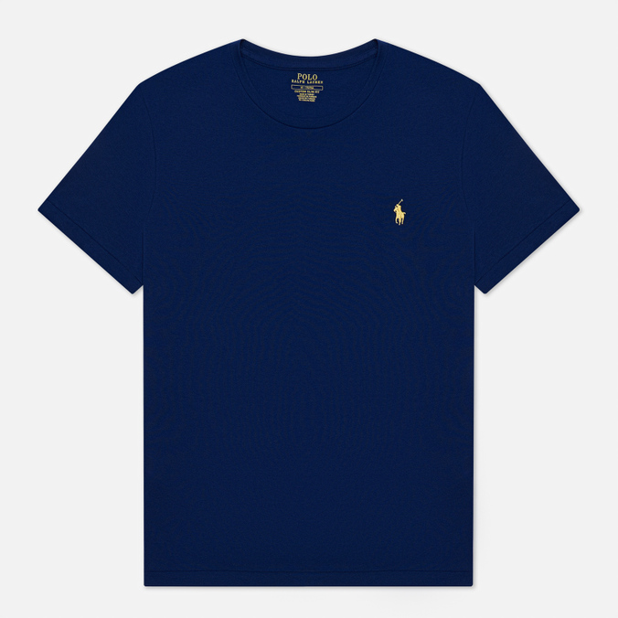 

Футболка мужская Polo Ralph Lauren 710-671438 синяя XXL, 710-671438