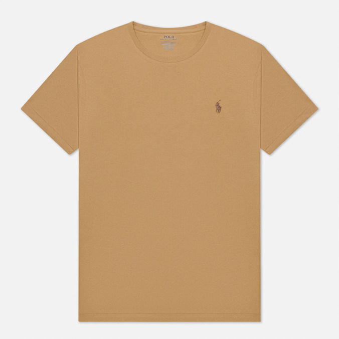 

Футболка мужская Polo Ralph Lauren 710-671438 коричневая S, 710-671438