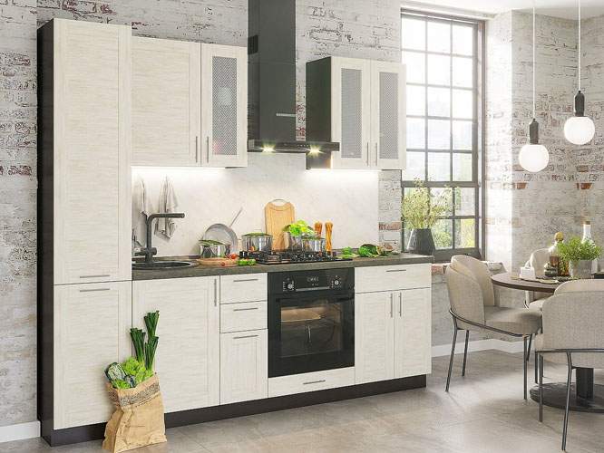 

Кухонный гарнитур Vivat Лофт-02 Nordic Oak